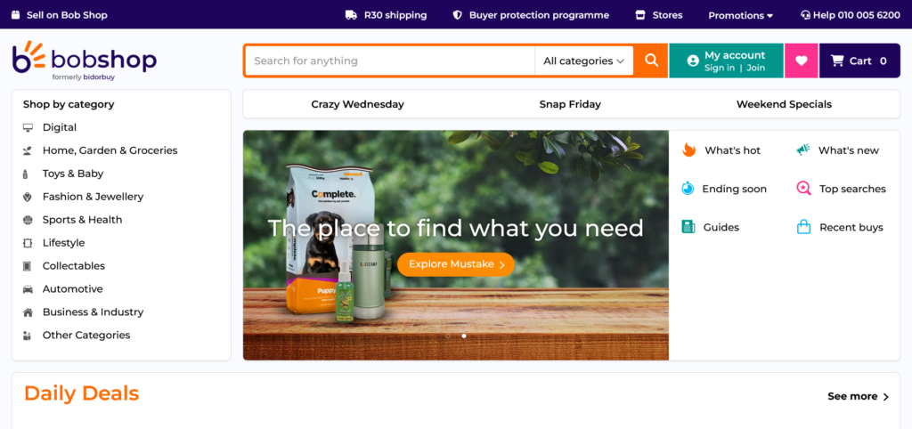 sites e-commerce Afrique
