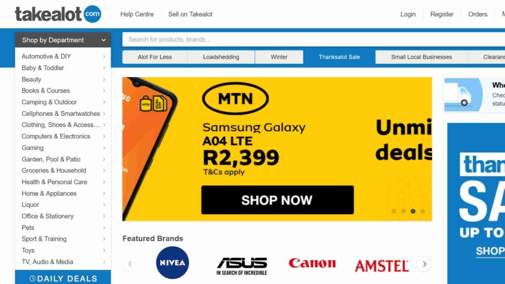 sites e-commerce Afrique