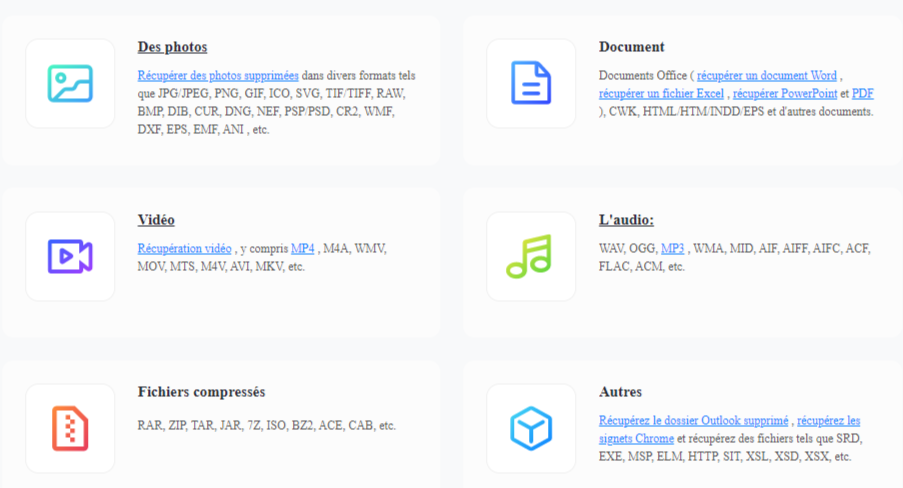 Logiciel récupération données WorkinTool