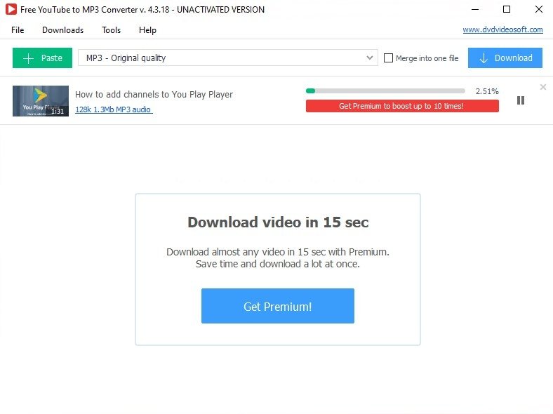 télécharger convertir vidéo YouTube MP3