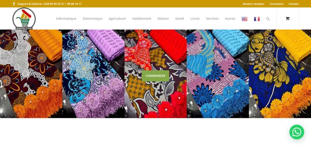 Sites e-commerce Togo