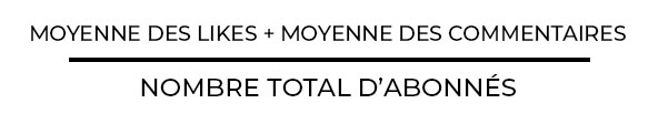 calculer taux d'engagement sur Instagram