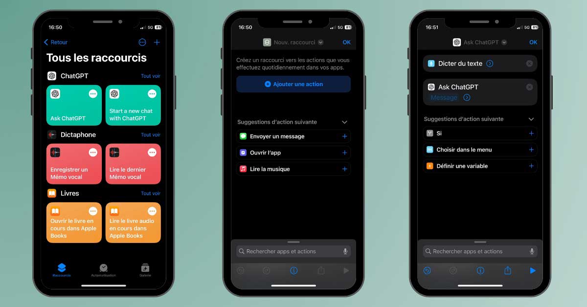 utiliser ChatGPT iPhone Siri