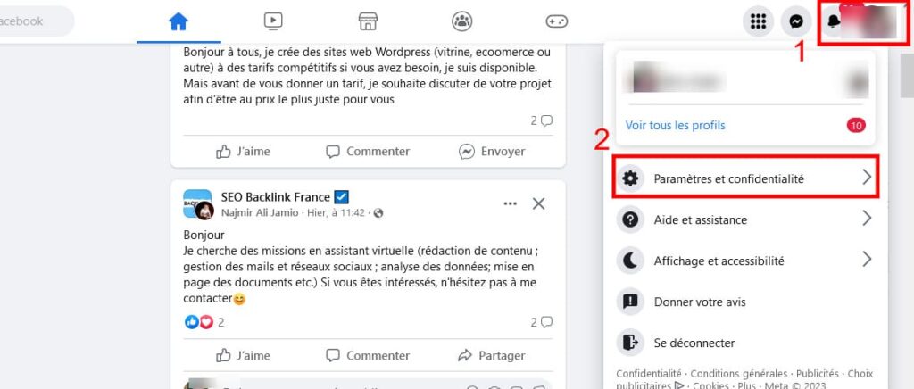 Comment supprimer compte Facebook