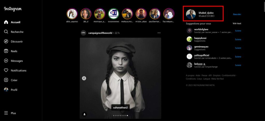 Supprimer désactiver compte Instagram