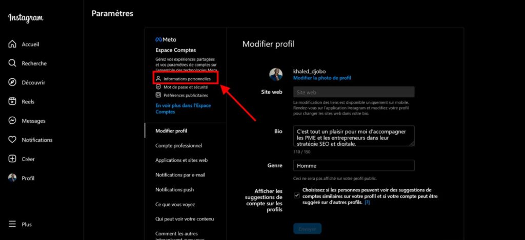 Supprimer désactiver compte Instagram