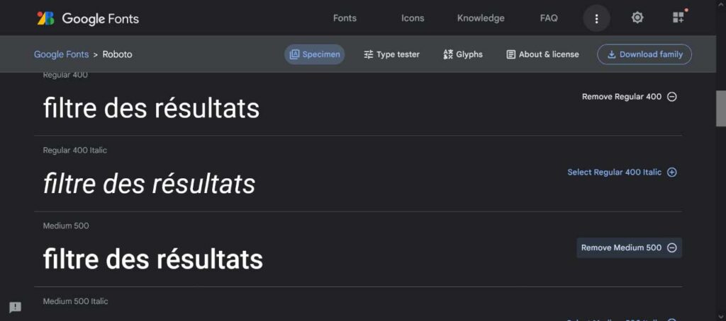 Google Fonts télécharger gratuitement polices
