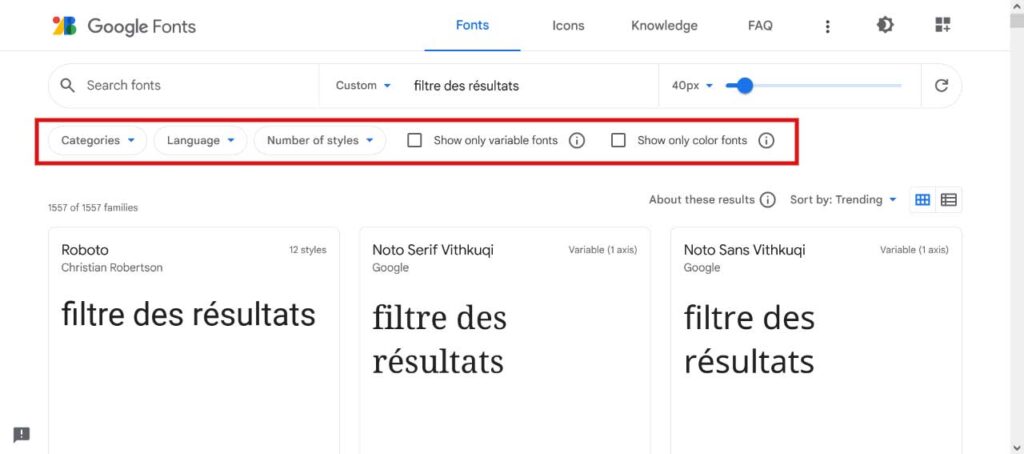 Google Fonts télécharger gratuitement polices