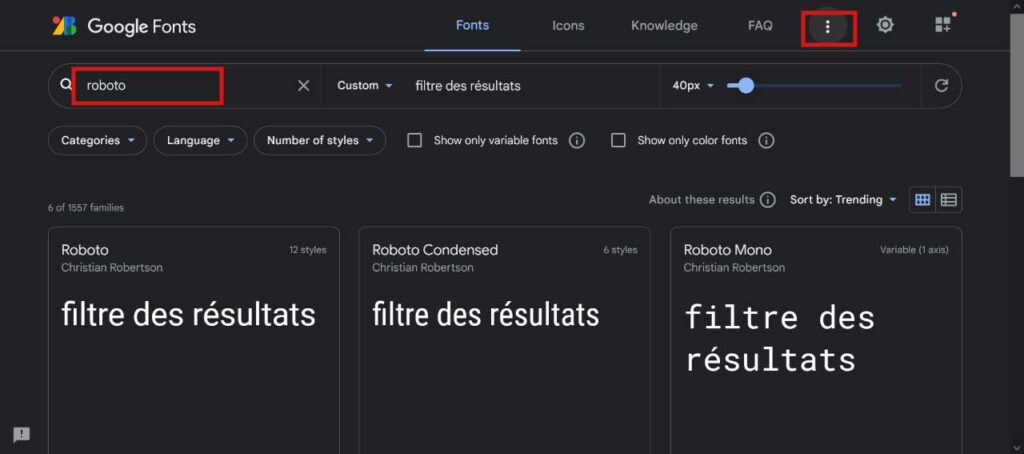 Google Fonts télécharger gratuitement polices