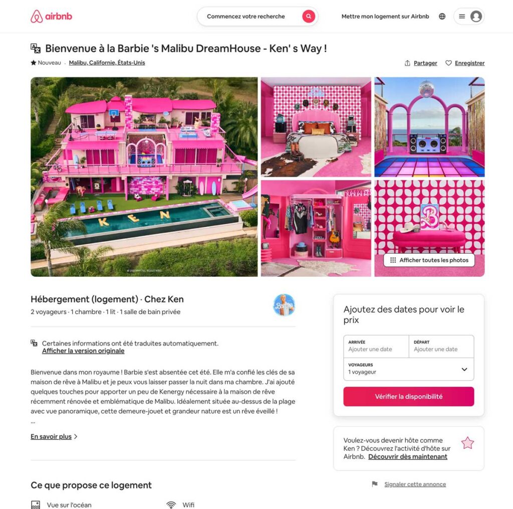 Film Barbie collaborations marques