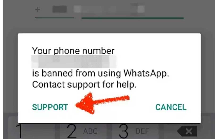Comment récupérer compte WhatsApp bloqué