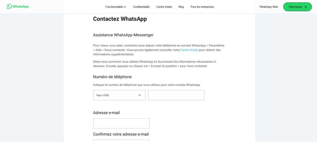 Comment récupérer compte WhatsApp bloqué