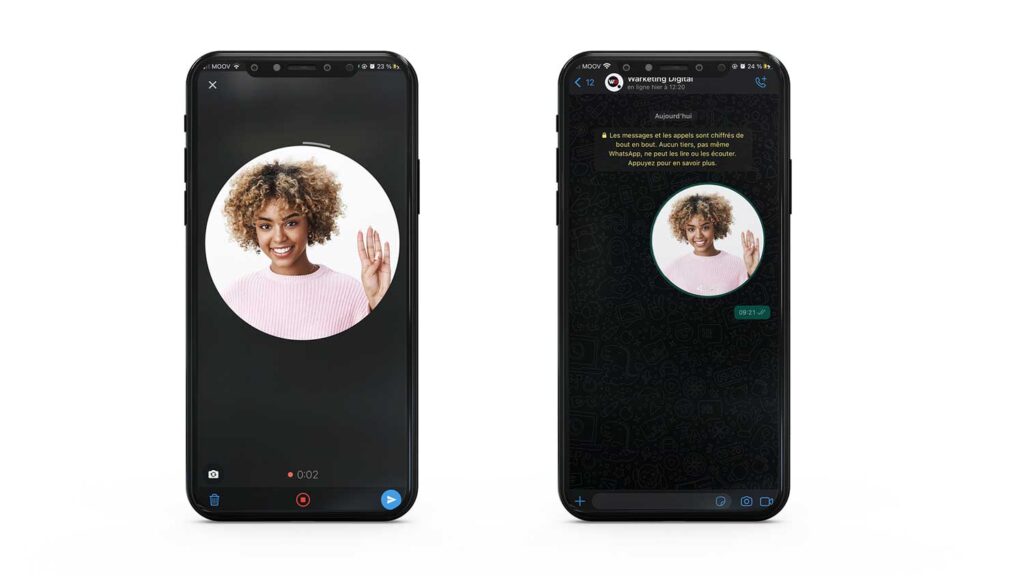 message vidéo Whatsapp