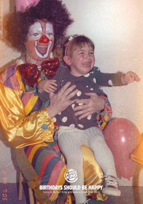 Burger King moqueur concurrents