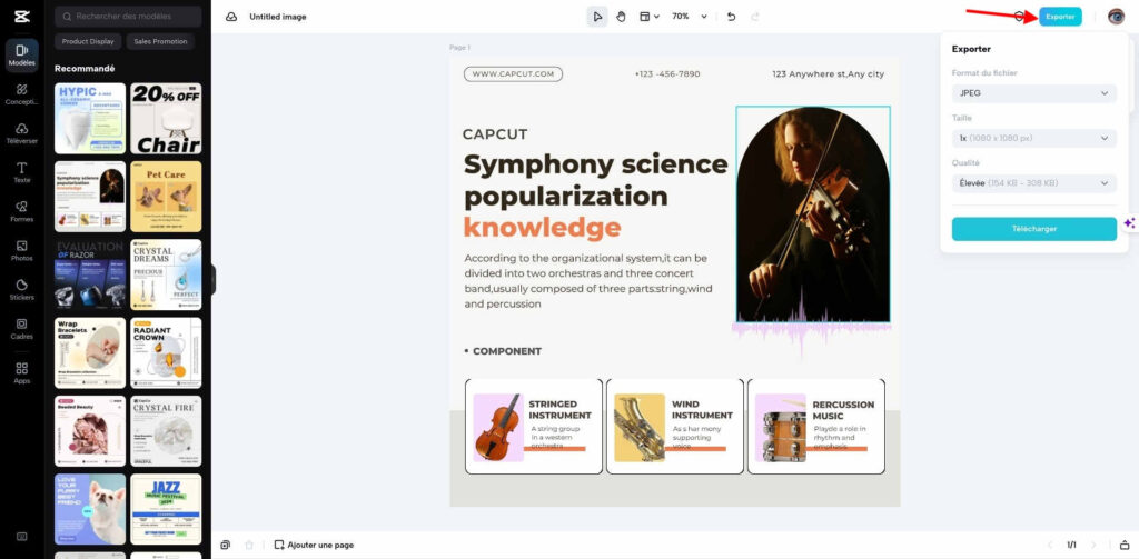 CapCut graphisme