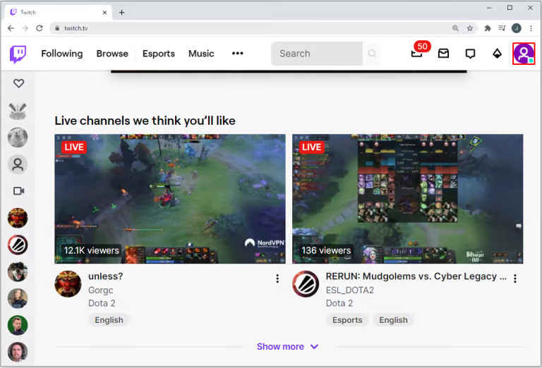 comment supprimer compte Twitch 2023