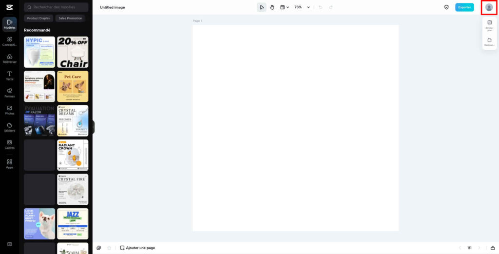 utiliser l'outil graphique de CapCut