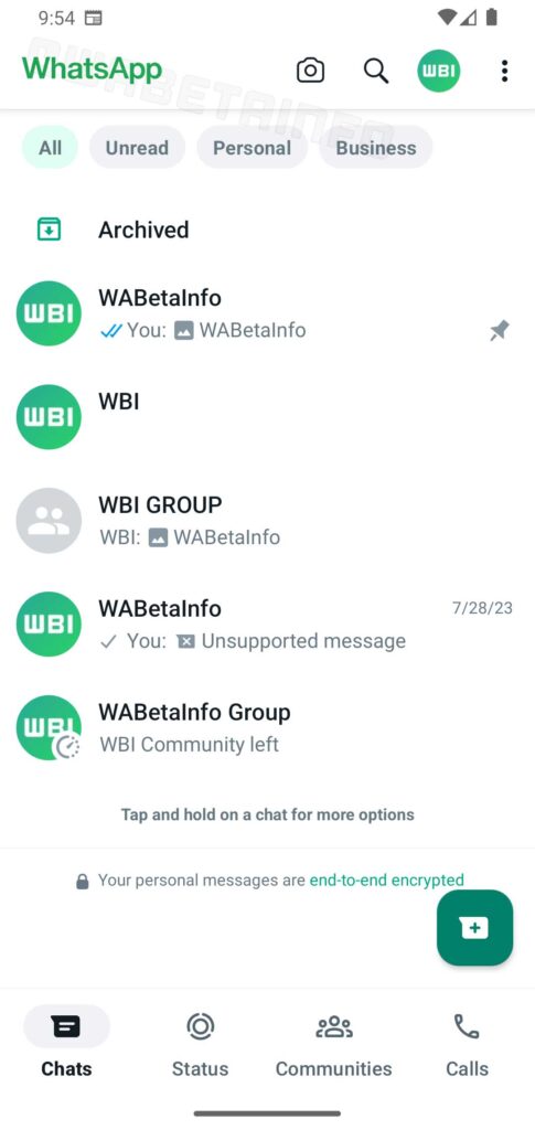 WhatsApp dévoile sa future interface