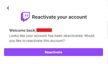 Restaurer un compte