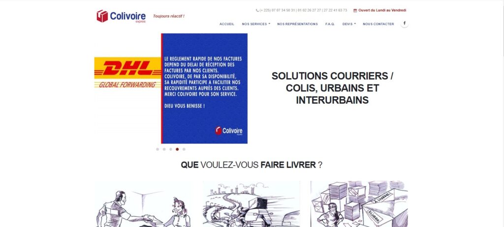 services de livraison ivoiriens