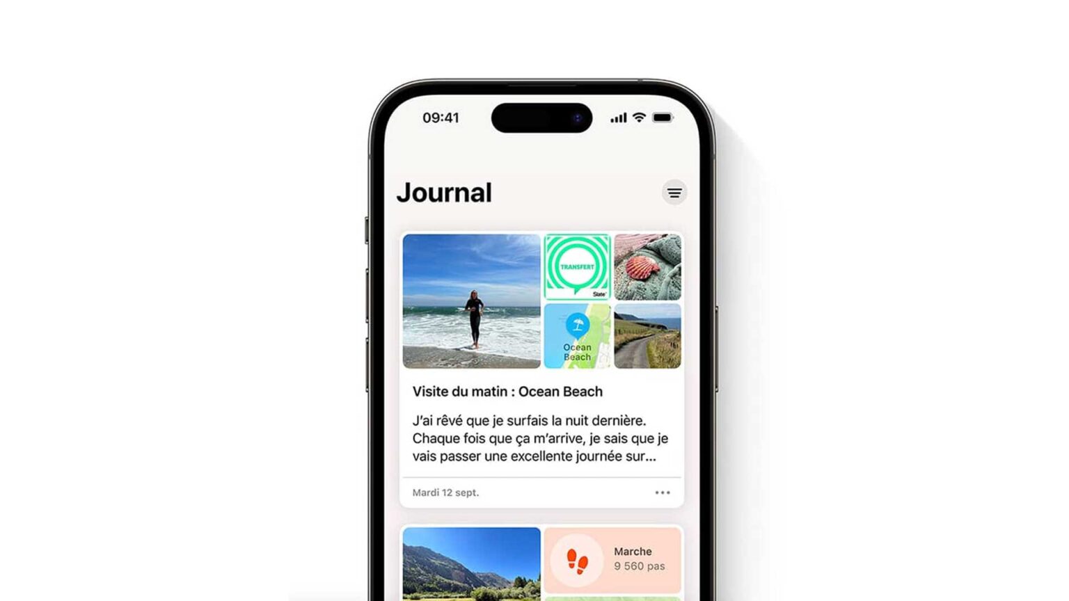 Journal intime Apple