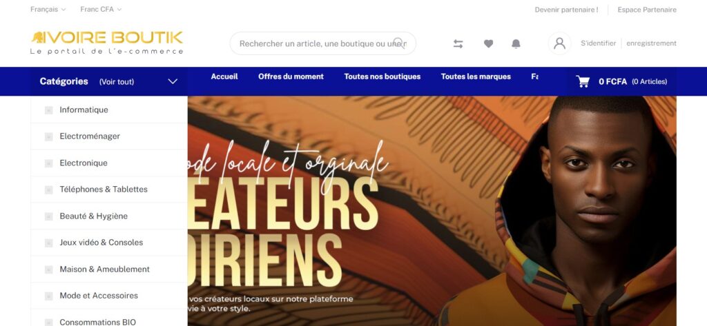 meilleurs sites e-commerce côte d'ivoire