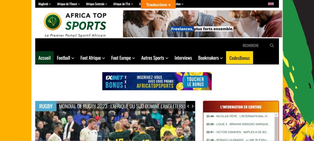 Africa top sports