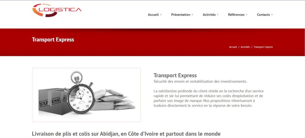 services de livraison ivoiriens