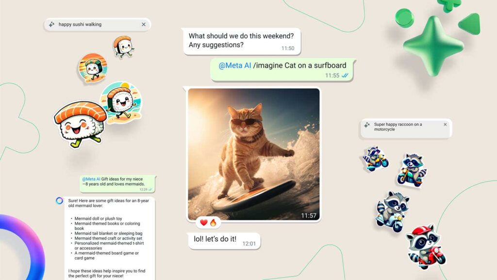 Meta AI WhatsApp Instagram Messenger