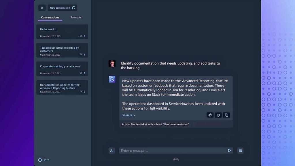Amazon Assistant IA Q