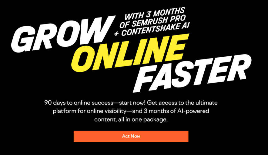 Semrush Black Friday 2023