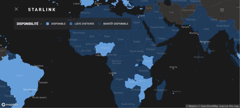 Starlink en déploiement au Bénin