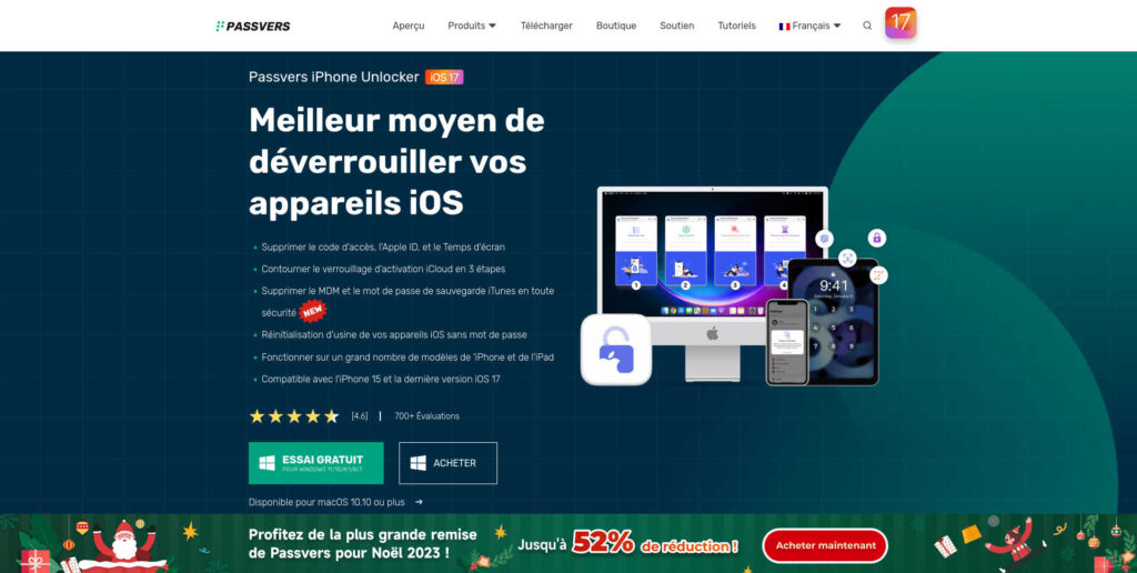 logiciels déverrouillage iPhone bloqué