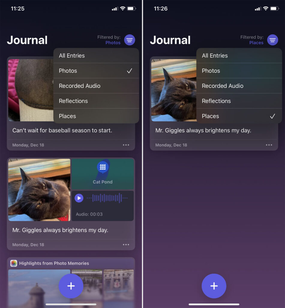 Comment utiliser application Journal