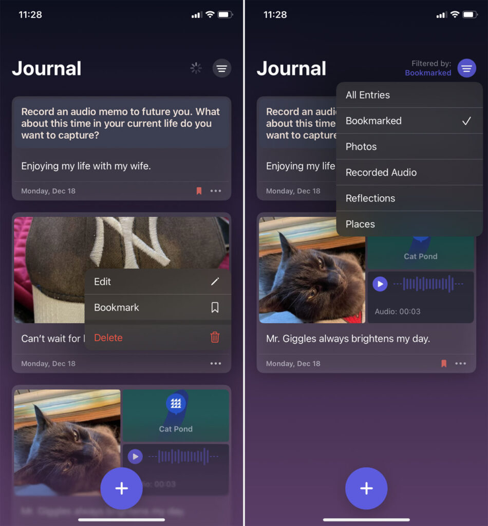 Comment utiliser application Journal
