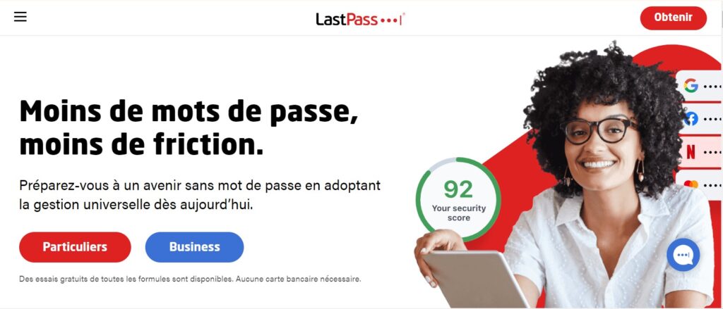 gérer ses mots de passe