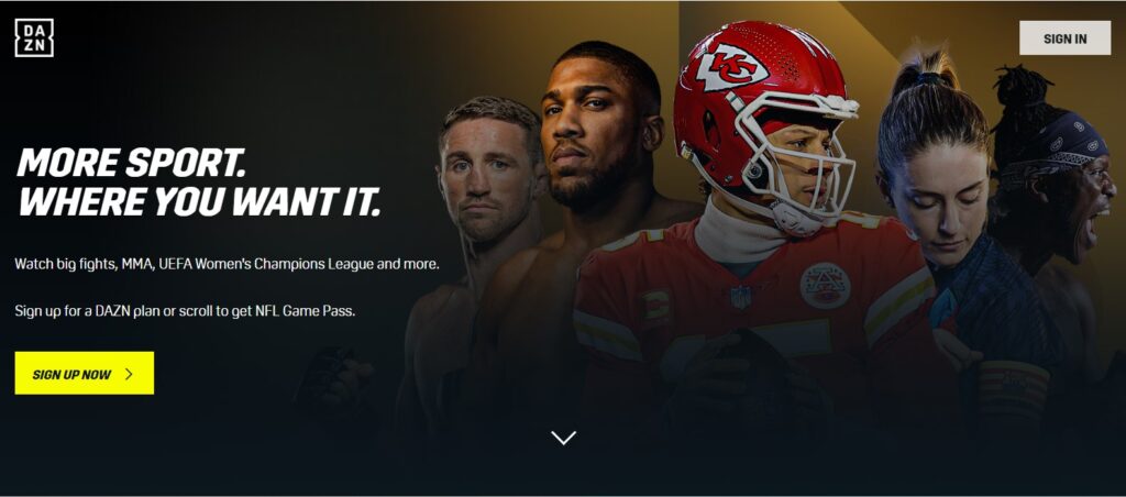 Dazn streaming