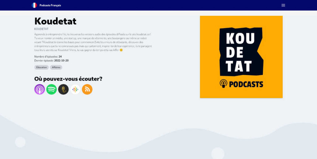 Koudetat-podcast marketing