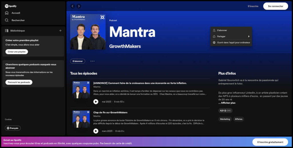 podcast marketing Growthmakers