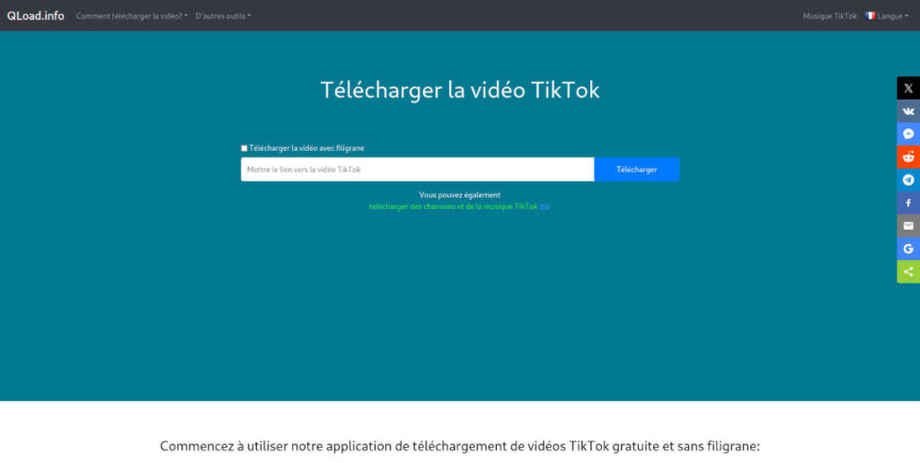 Télécharger vidéo TikTok