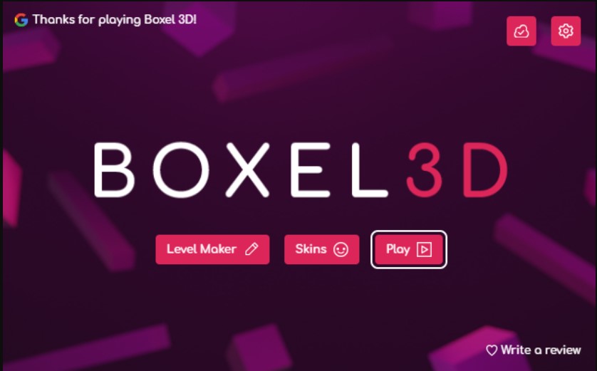 Boxel 3D extension