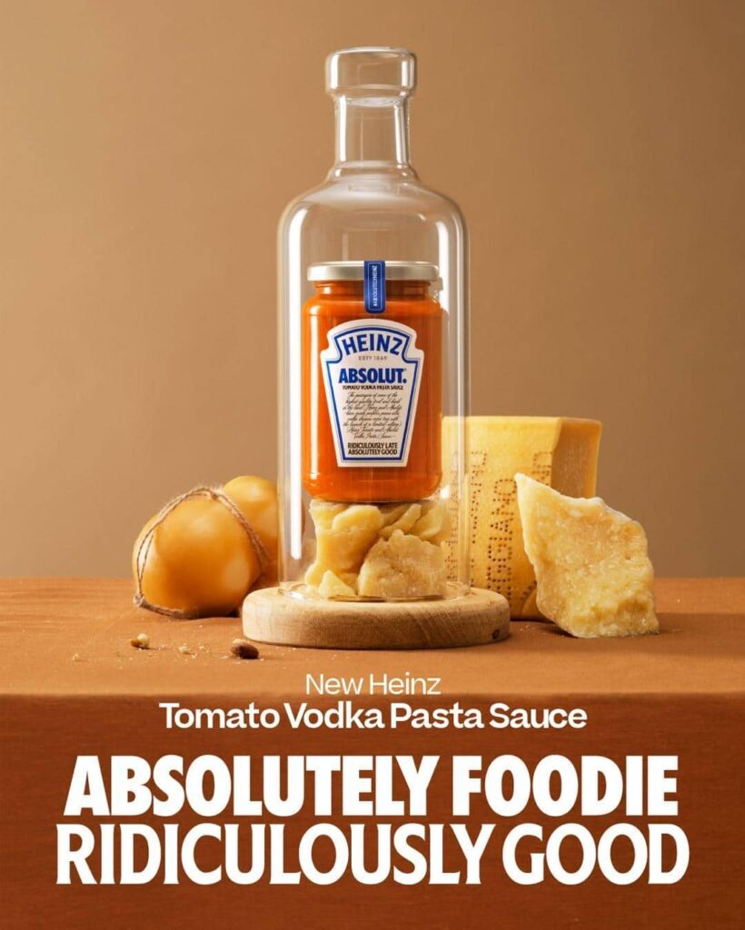 l'un des meilleurs coups marketing de Heinz et Absolut Vodka 2023