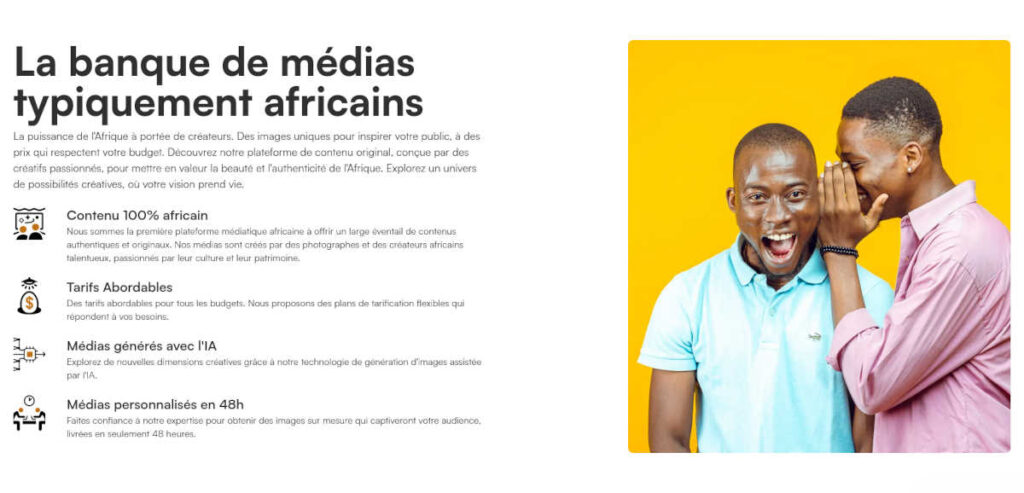 Makifaa banque d'images africaine