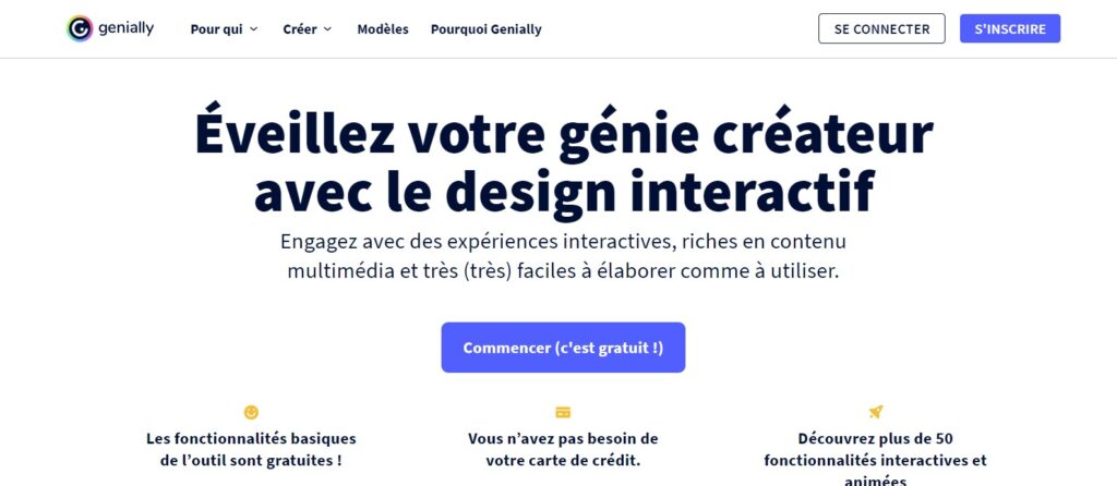 Genially outil de design interactif