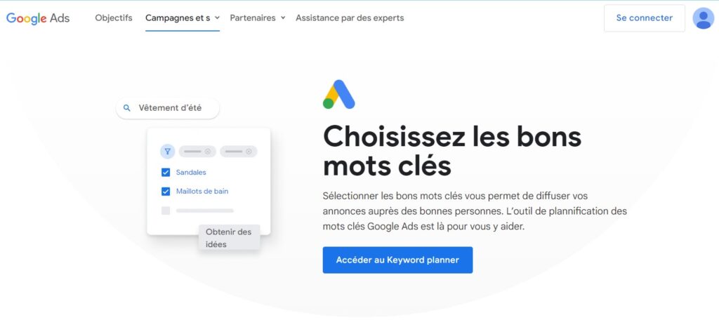 Google Keyword Planner