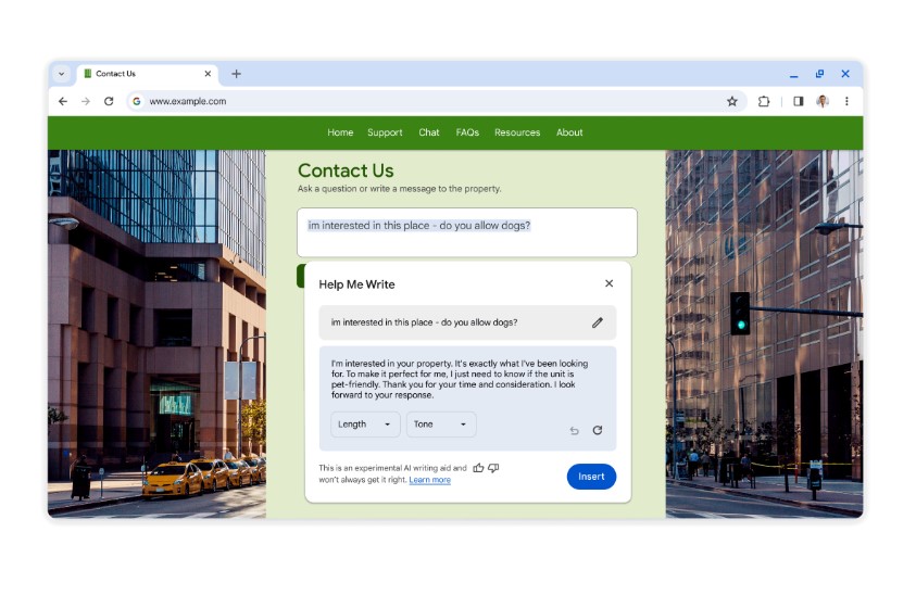Google intègre IA Chrome