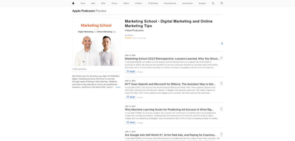 podcast Marketing School