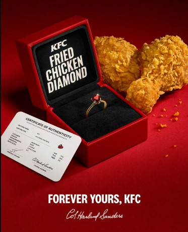 KFC bague avec poulet frit