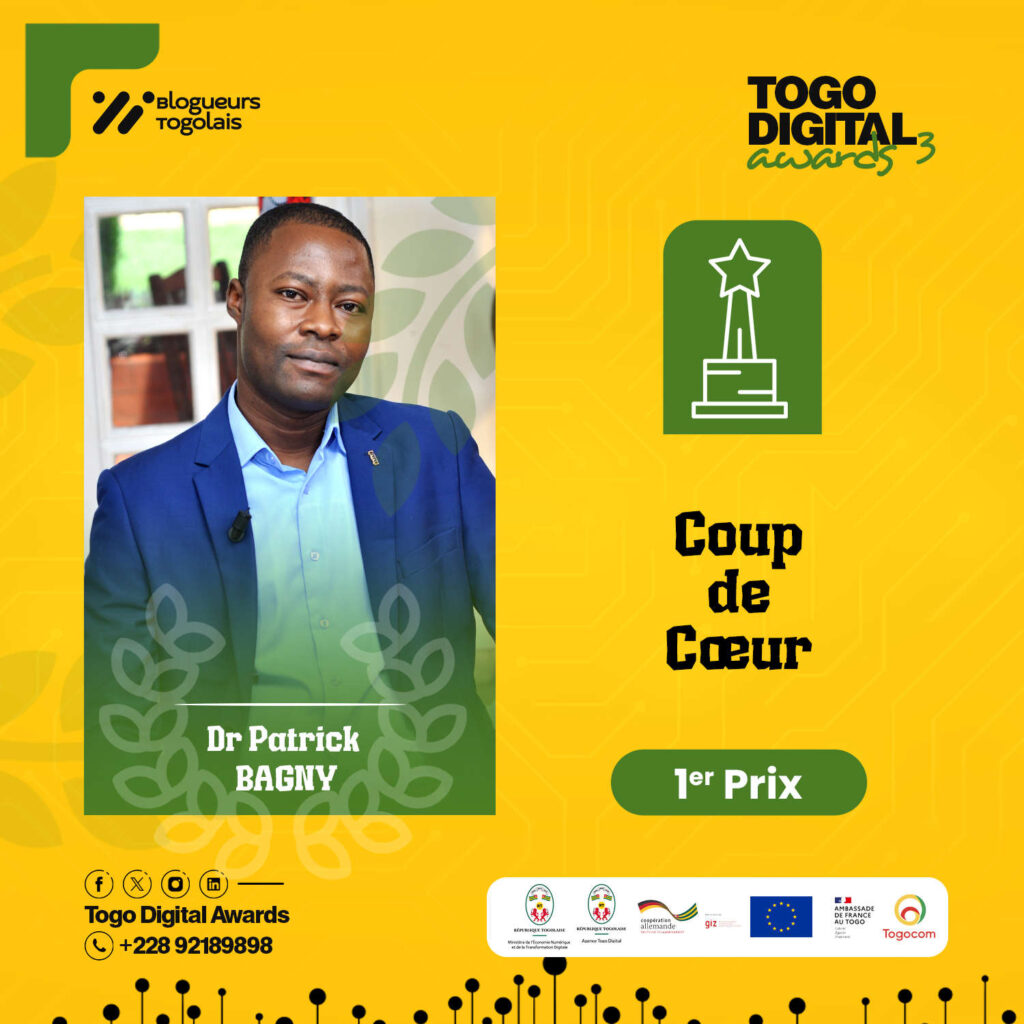 prix coup de cœur Togo Digital Awards