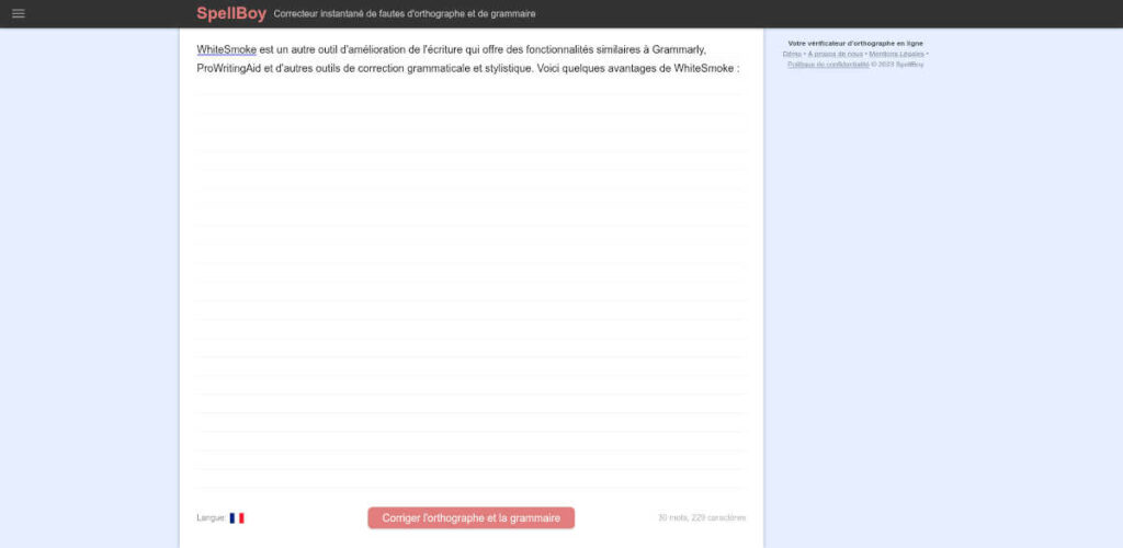 Spellboy-correcteur orthographe